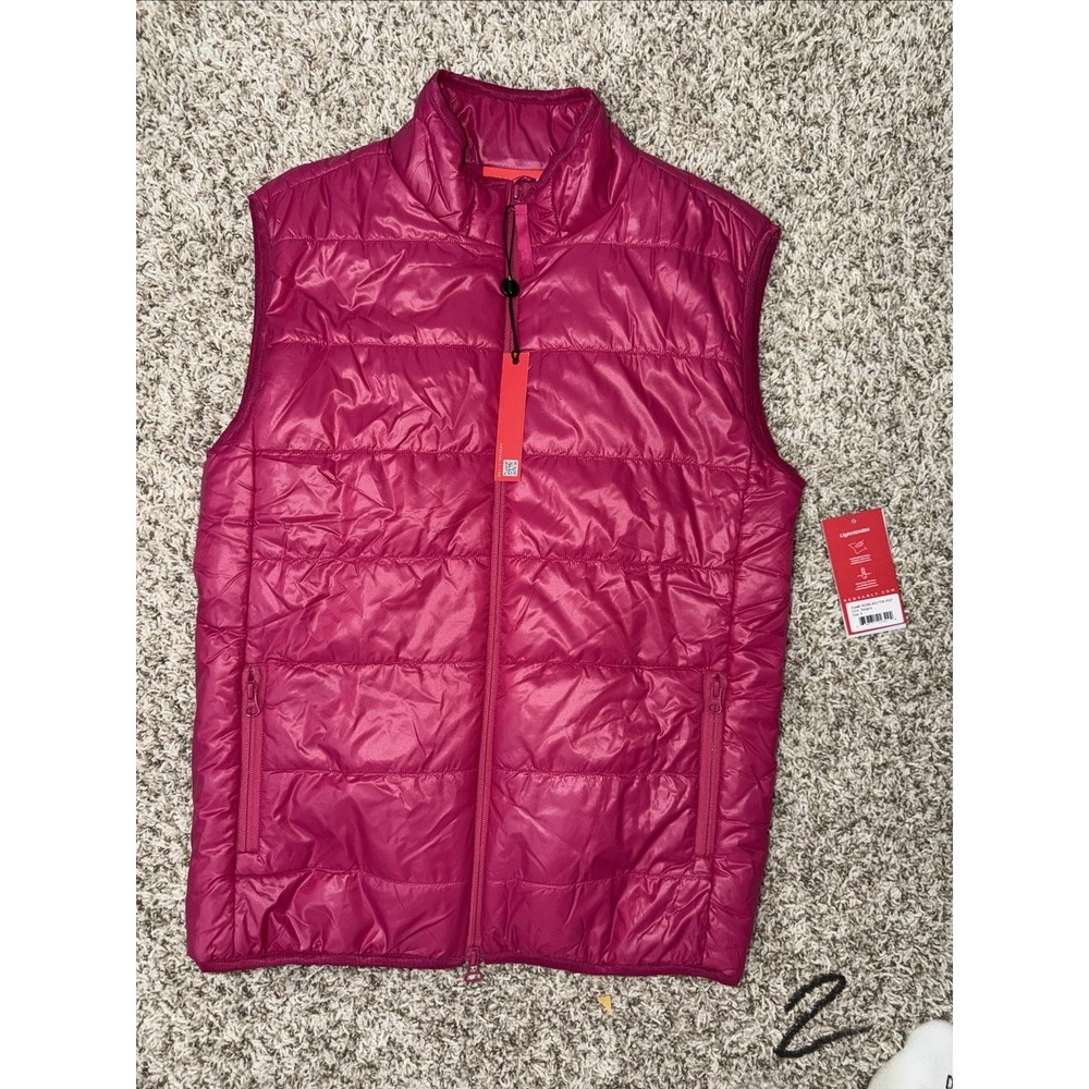 NEW Redvanly Vest Sangria Bolton‎ Golf Puffer Mens S Packable Quilted $275